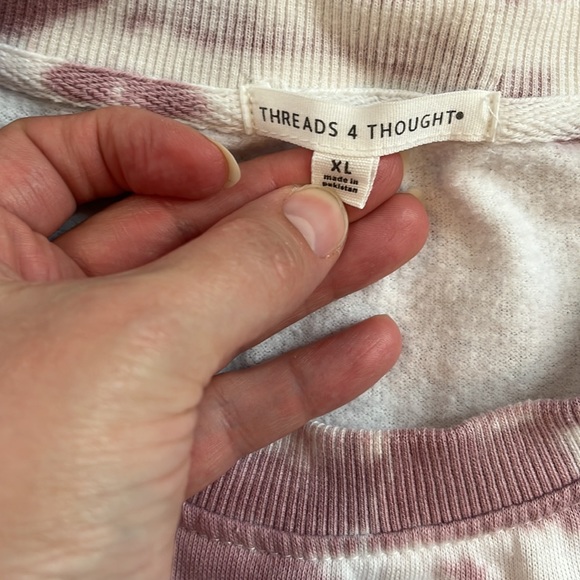 Threads 4 Thought Cathy firecracker oversize sweater shirt - Picture 3 of 8